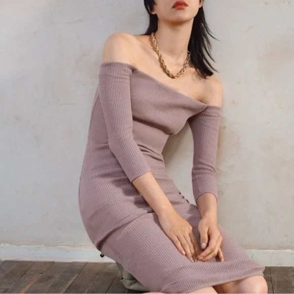 Zara Women's Mauve Dress - Picture 1 of 4